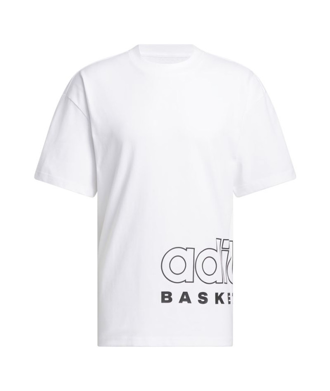 Camiseta de Baloncesto adidas Select Hombre Blanco