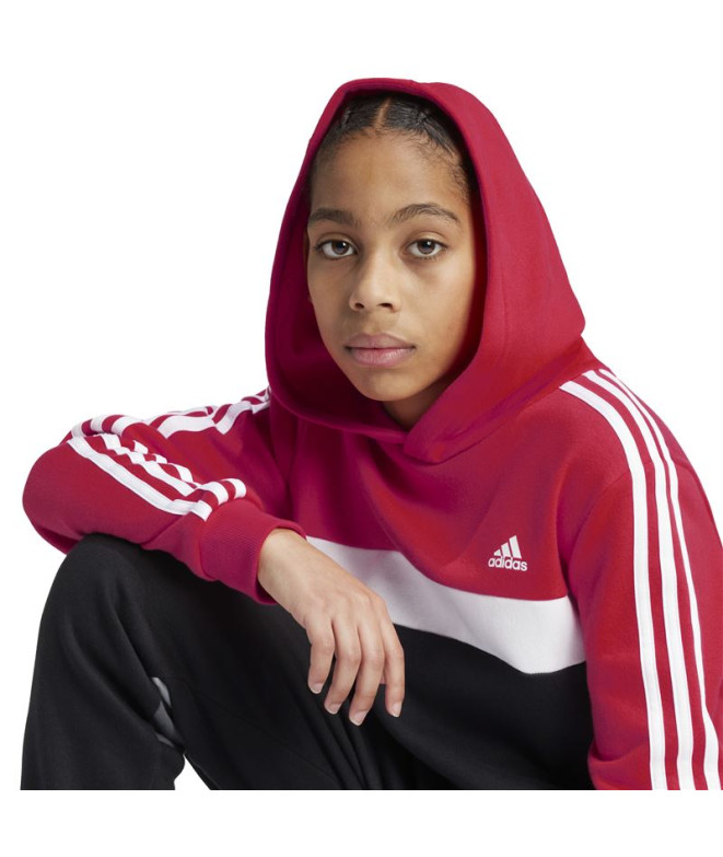Sweat adidas 3Bandas Tib Fleece Hoodie Enfant...