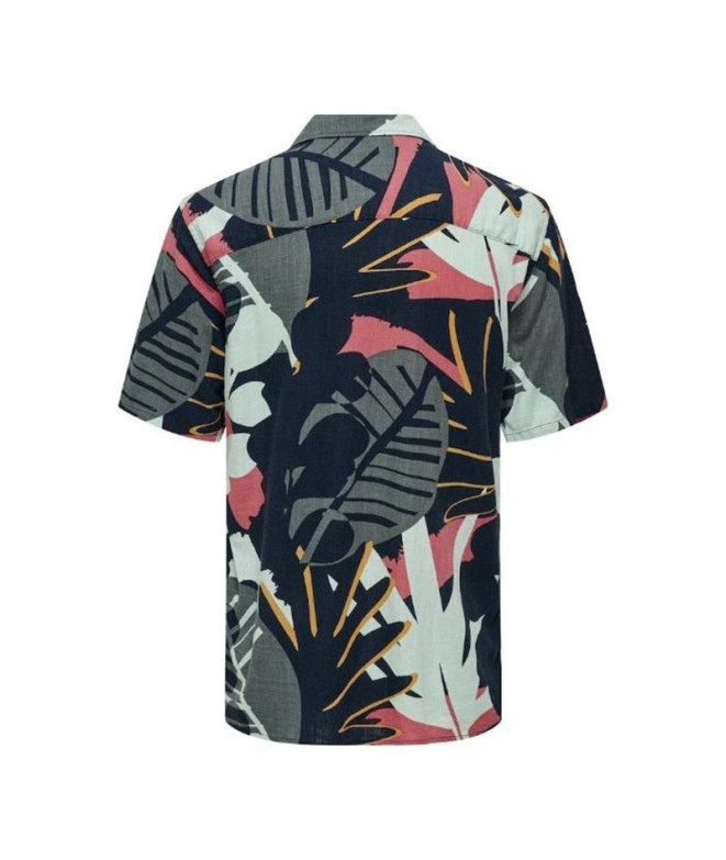 Camisa Blazer Only & Sons Onsbertil Reg Visc...