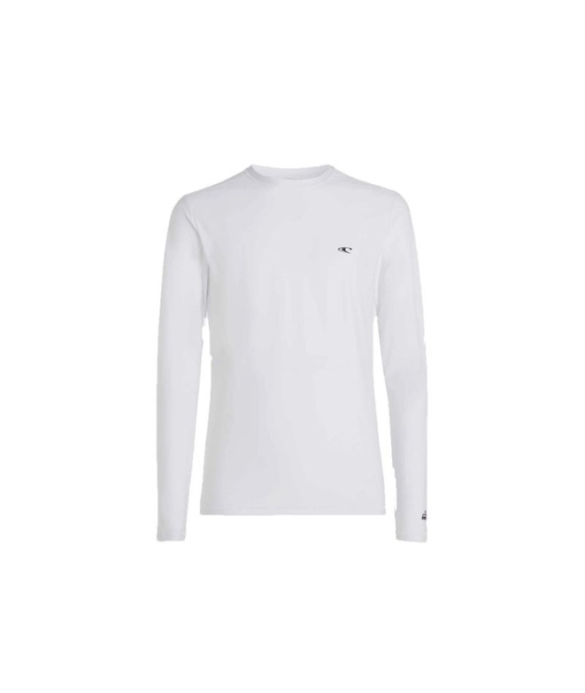 Camiseta de Surfar O'neill Essentials L/Slv Branco Homem