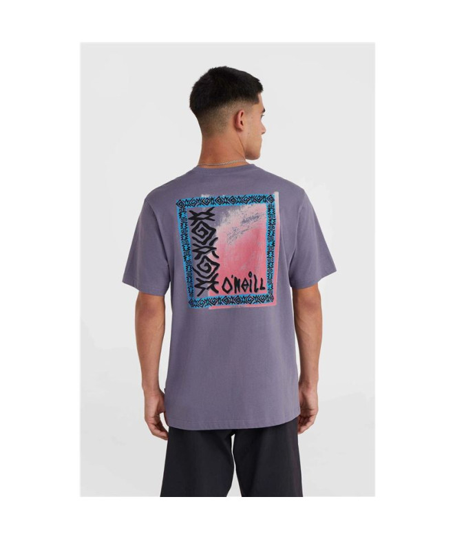 T-shirt O'neill Ka Framed Violet Homme