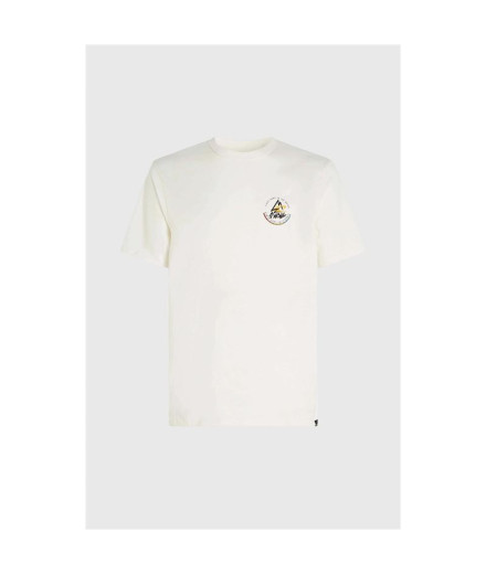 T-shirt O'neill Trvlr Back Print Blanc Homme T-shirt O'neill Trvlr Back Print Blanc Homme