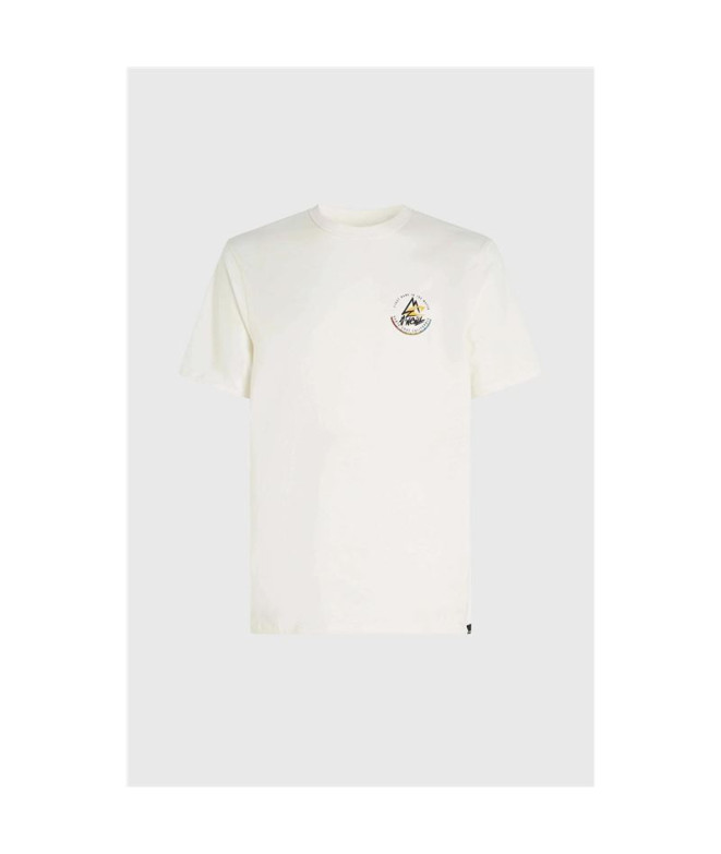 Camiseta O'neill Trvlr Back Print Branco Homem