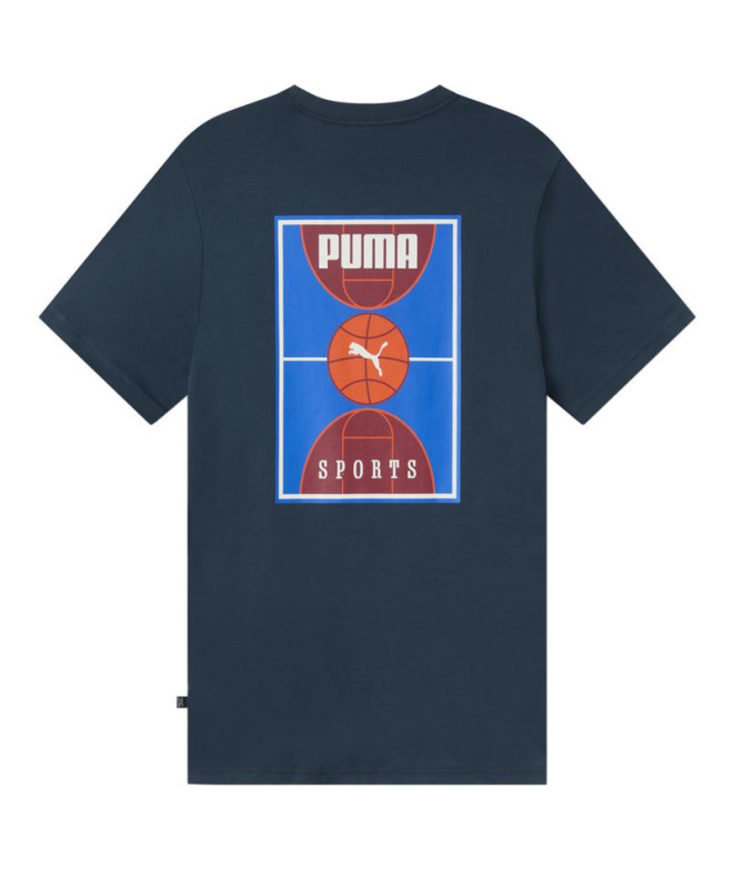 T-shirt Homme Puma Bppo-000745 Blank Dark Blue