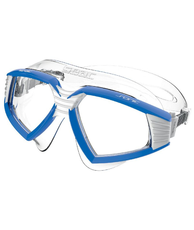 Piscina Óculos de proteção Seac Sonic Branco/Azul