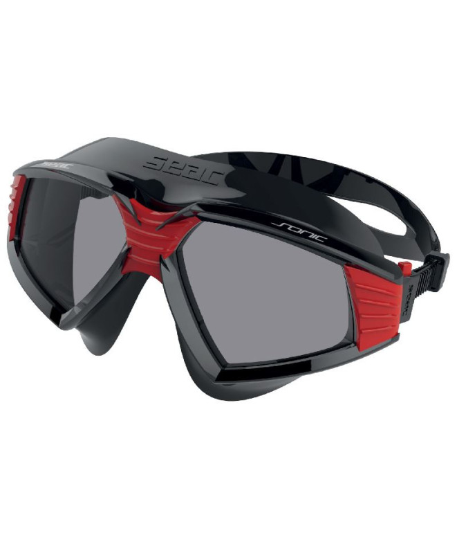Óculos de proteção Seac Sonic Preto/Vermelho Piscina 