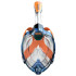 Máscara Seac Granfacial Fun Sport/Fu Azul/Laranja