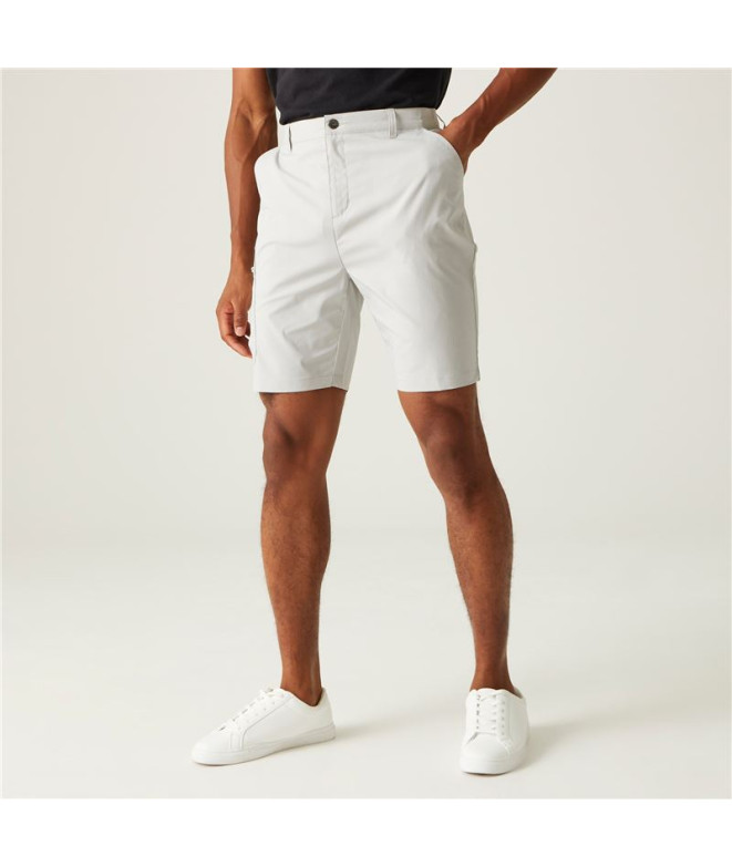 Calça de Montanha Regatta Dalry Homem Silver Gris