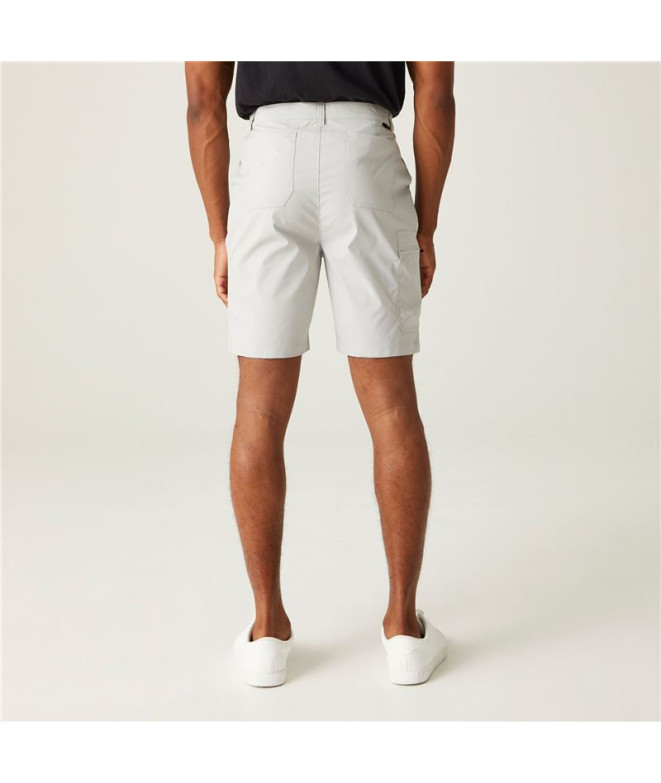 Calça de Montanha Regatta Dalry Homem Silver Gris