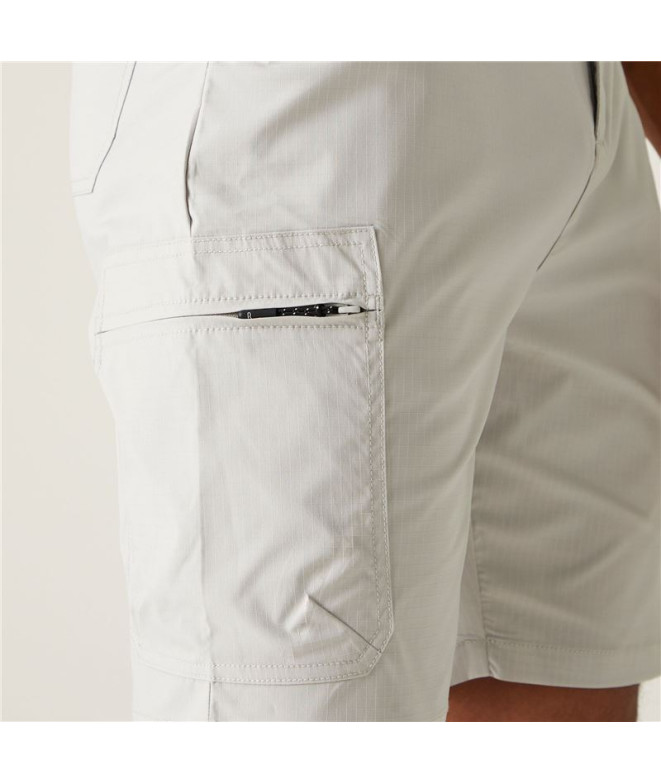 Calça de Montanha Regatta Dalry Homem Silver Gris