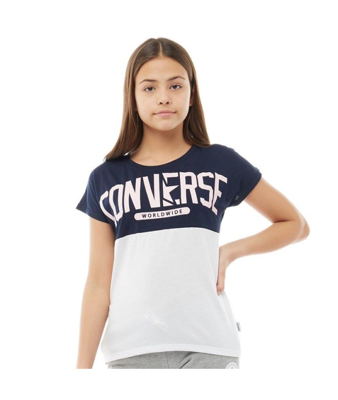 Camiseta Converse Worldwide Niña