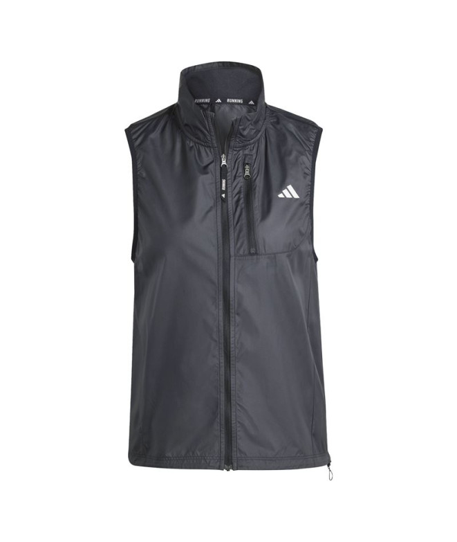 Colete de Running adidas Own the Run Mulher Preto