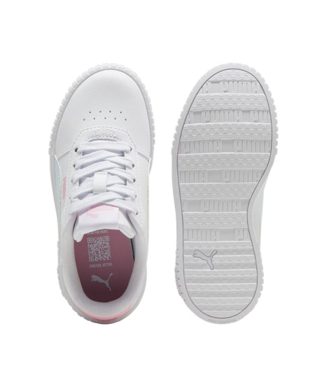 Chaussures Fille Puma Carina 2.0 Blanc