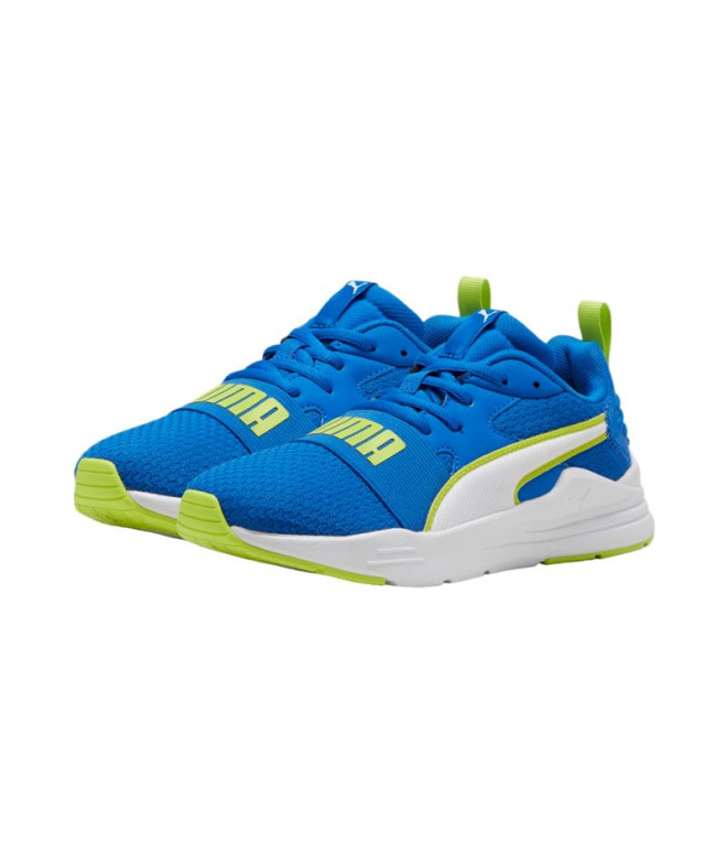 Chaussures Puma Wirred Run Pure Blue Enfant