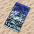 Toalha de Praia e piscina Secaneta Jacquard Terc. 90 x 165 Mar