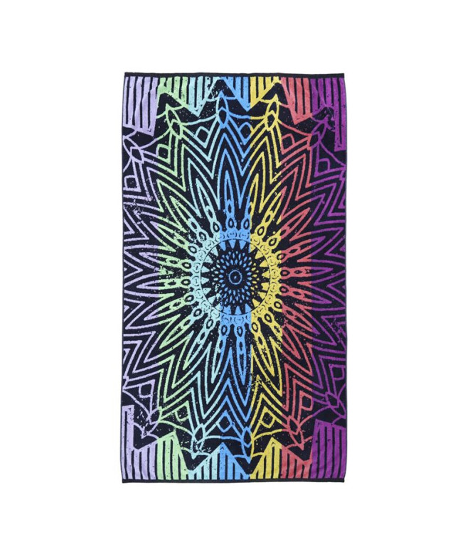 Toalha de Praia e piscina Secaneta Jacquard Terc. 90 x 165 Multicolor