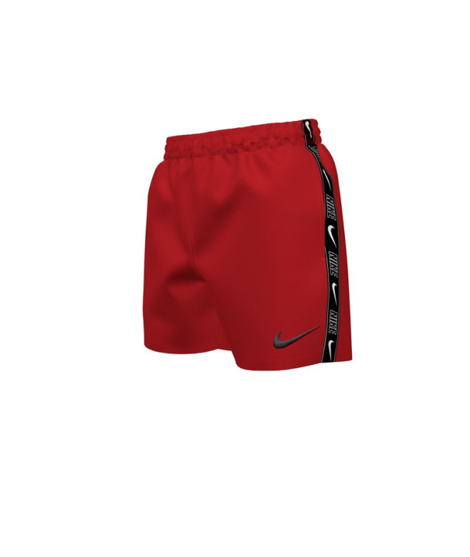 Maillot de bain Nike 4" Volley Short Rouge Enfant