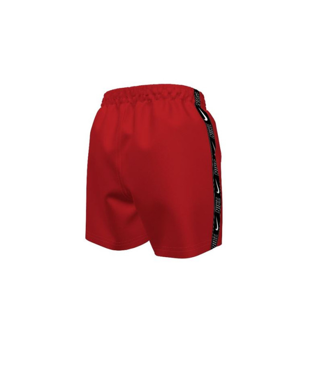 Bañador Nike 4" Volley Short Rojo Niño