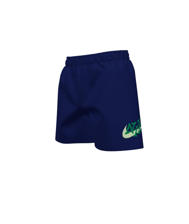 Fato de banho Nike 4" Volley Short Azul-marinho Menino