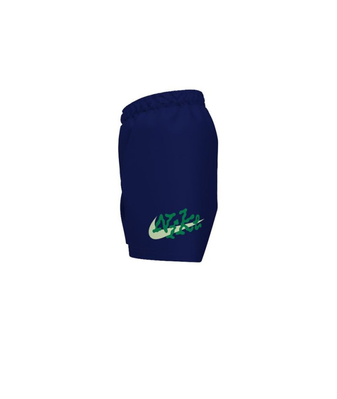 Bañador Nike 4" Volley Short Azul Marino Niño