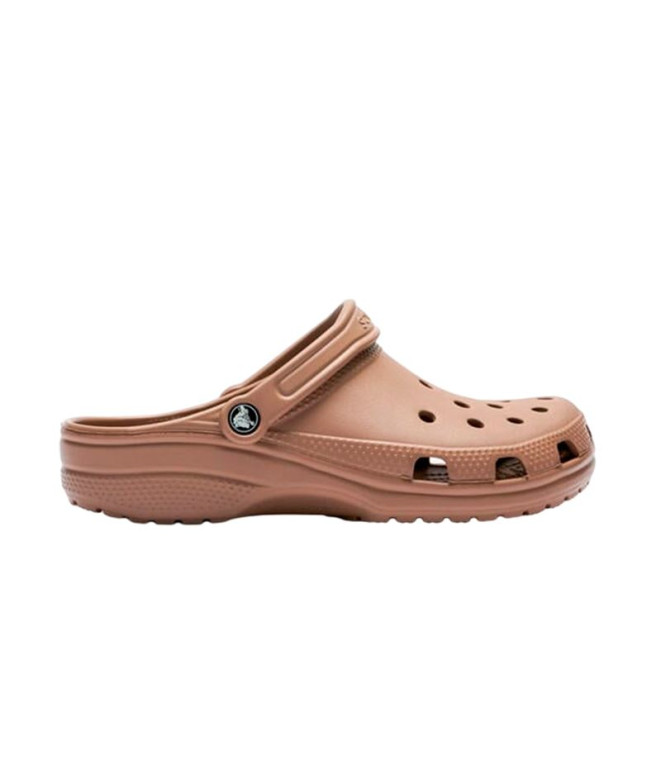 Tamancos Crocs Castanho café com leite clássico