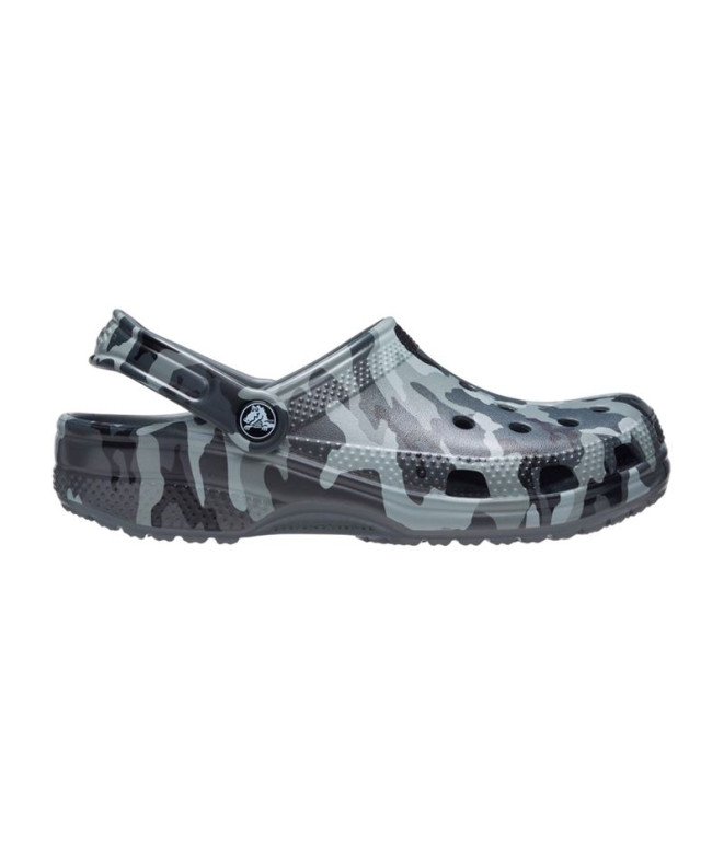 Sabots Crocs Sabot classique imprimé Camo Gris ardoise