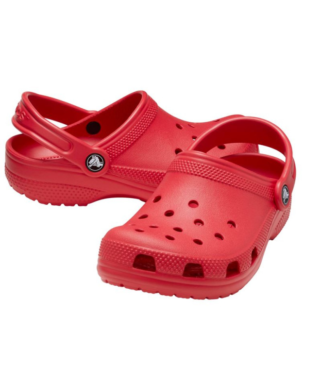 Zuecos Crocs Classic Varsity Rojo Infantil