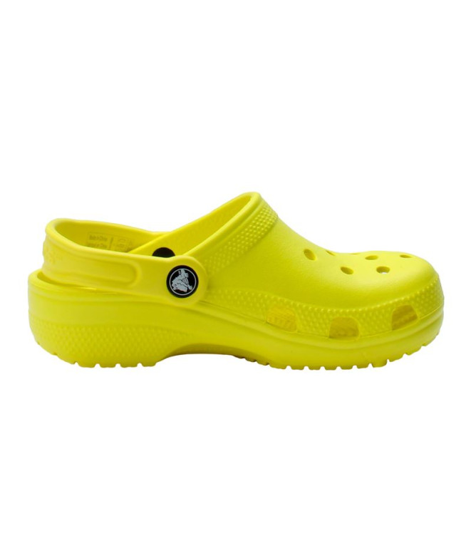 Tamancos Crocs Clássico Infantil Amarelo