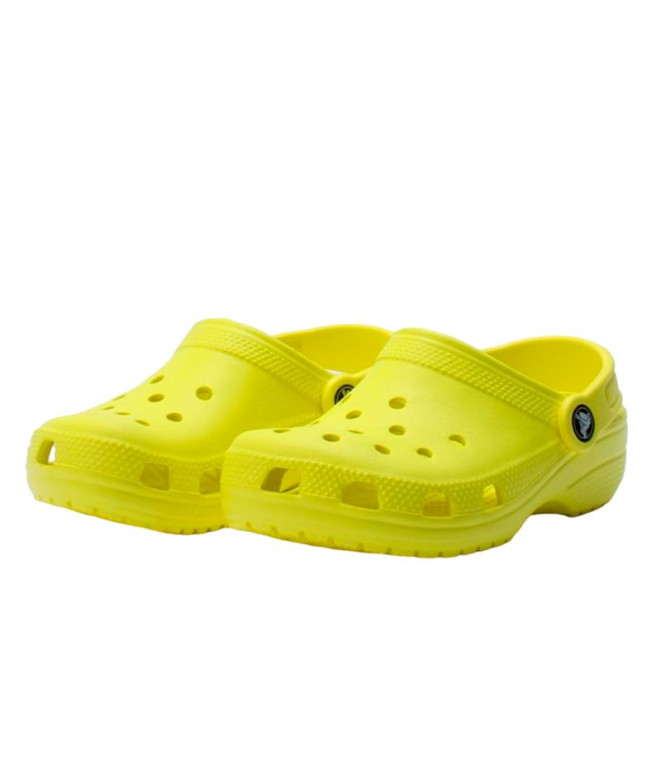 Sabots Crocs Classique Enfant Jaune