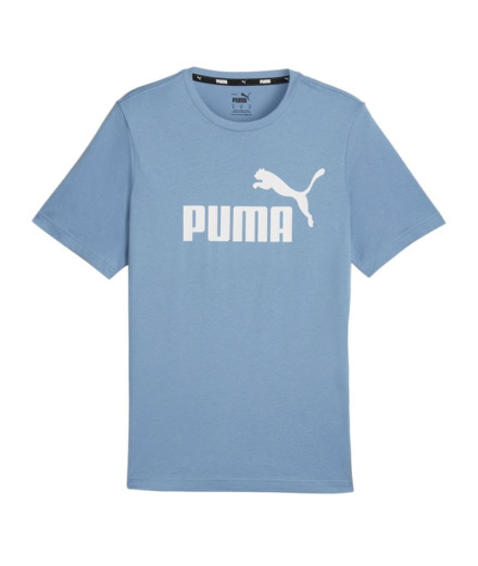 Camiseta Puma Essentials Zen Blue Homem Camiseta Puma Essentials Zen Blue Homem