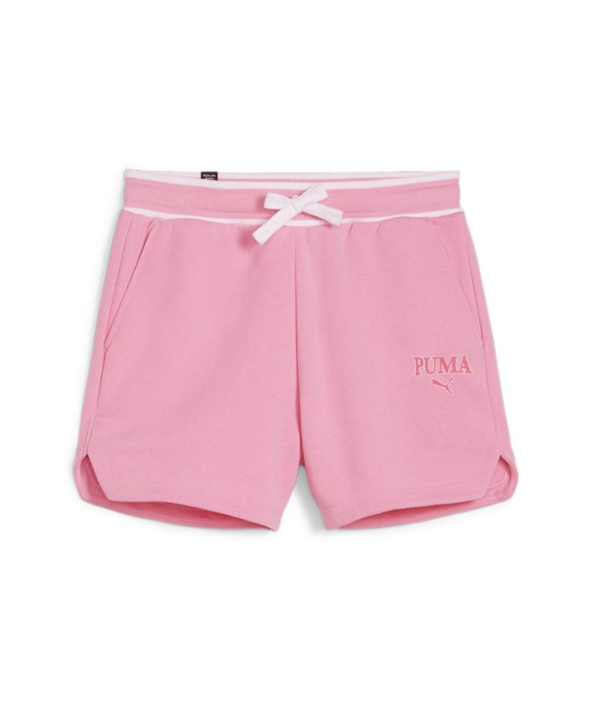 Calça Puma Squad G Rosa Infantil