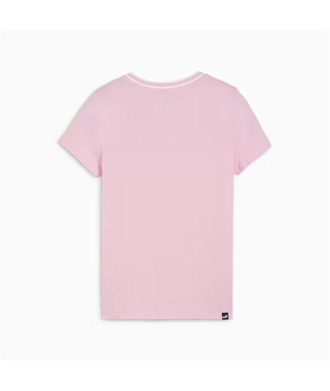 Camiseta Puma Squad Infantil Rosa