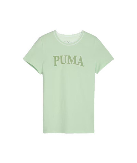 Camiseta Infantil Puma Squad Olive Camiseta Infantil Puma Squad Olive