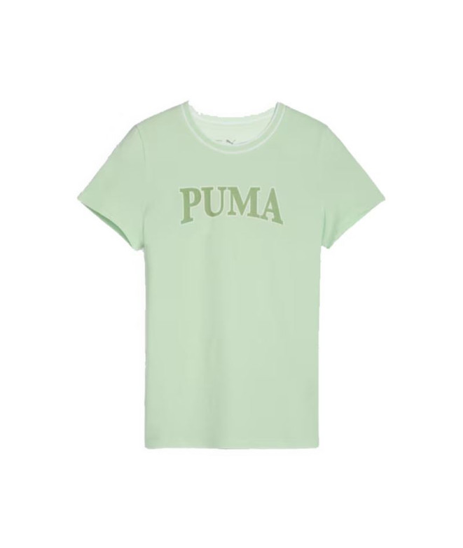Camiseta Puma Squad Infantil Olive