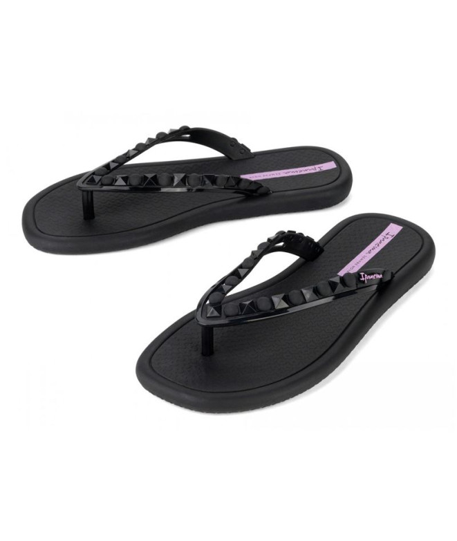 Tongs Ipanema Meu Sol Femme Noir/Lilas