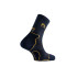 Meias de Lurbel Tierra Peregrino Four Azul Marinho/Amarelo