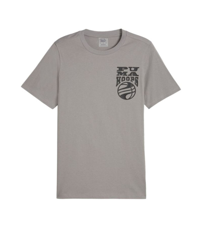 Camiseta de Baloncesto Puma The Hooper 2 Stormy Slate Hombre Gris