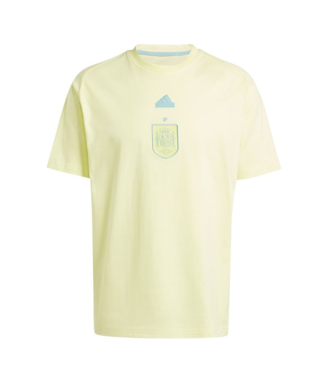T-shirt de Football adidas Espagne Homme Jaune