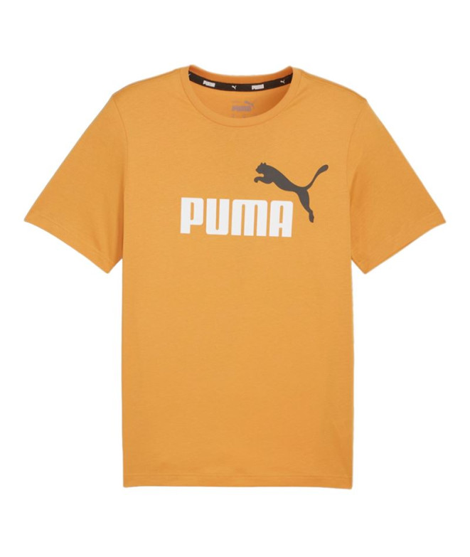 Camiseta Puma Essentials + 2 Col Laranja Homem