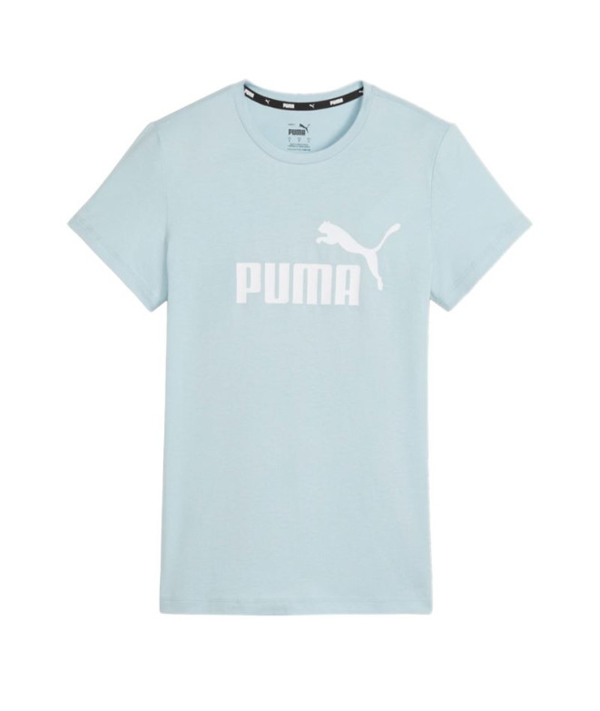 Camiseta Puma Essentials Turquesa Mujer