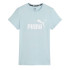 Camiseta Puma Essentials Turquesa Mulher