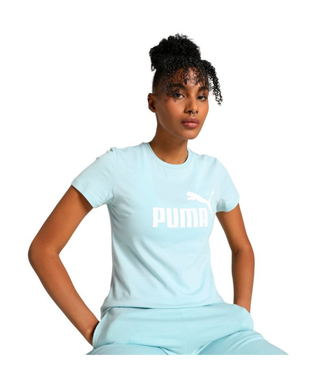 T-shirt Puma Essentials Turquoise Femme