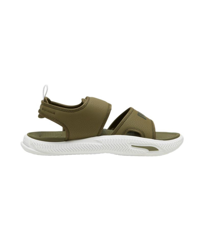 Chinelos Sandália Puma SoftridePro 24 Olive