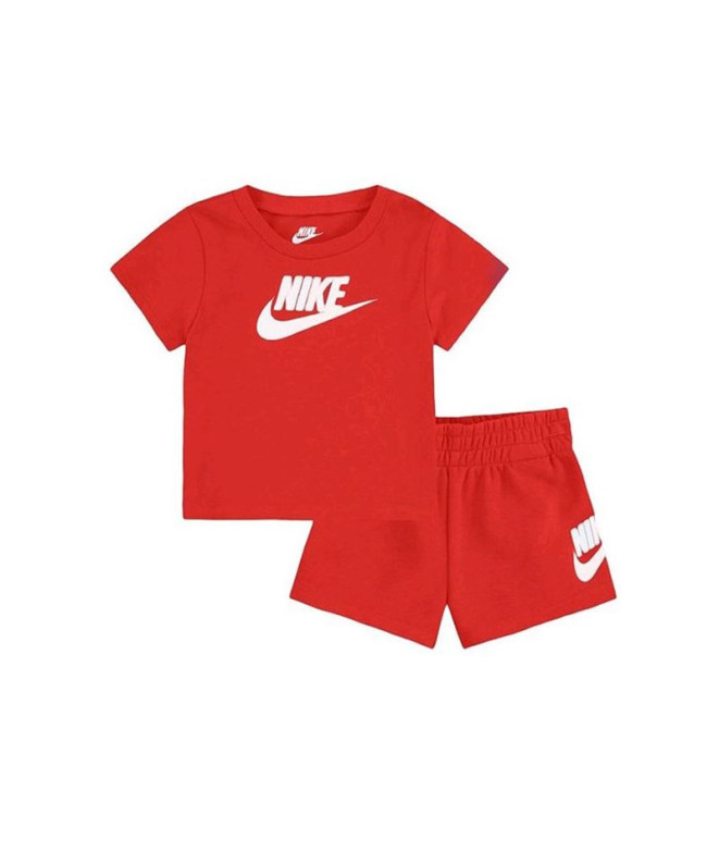 Ensemble Nike Club & Short Set Enfant Rouge