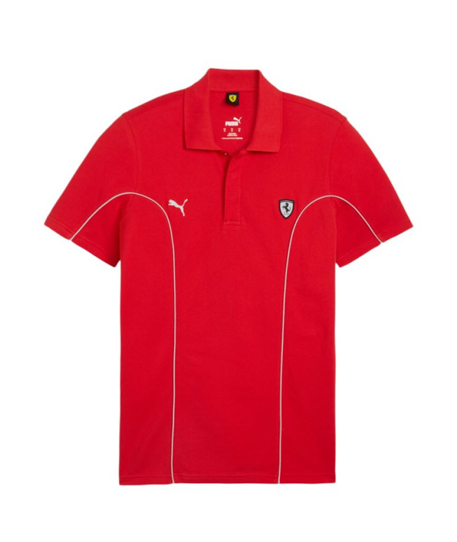 Polo Puma Ferrari Style Rosso Corsa Hombre