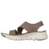 Sandálias Skechers Arch Fit Mulher Mocha Knit