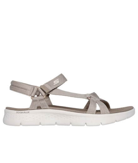 Sandales Skechers Go Walk Flex Sandal Sublime Femme Marron