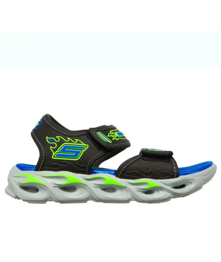 Sandalias Skechers Lights Thermo-Splash - Heat Niño Negro