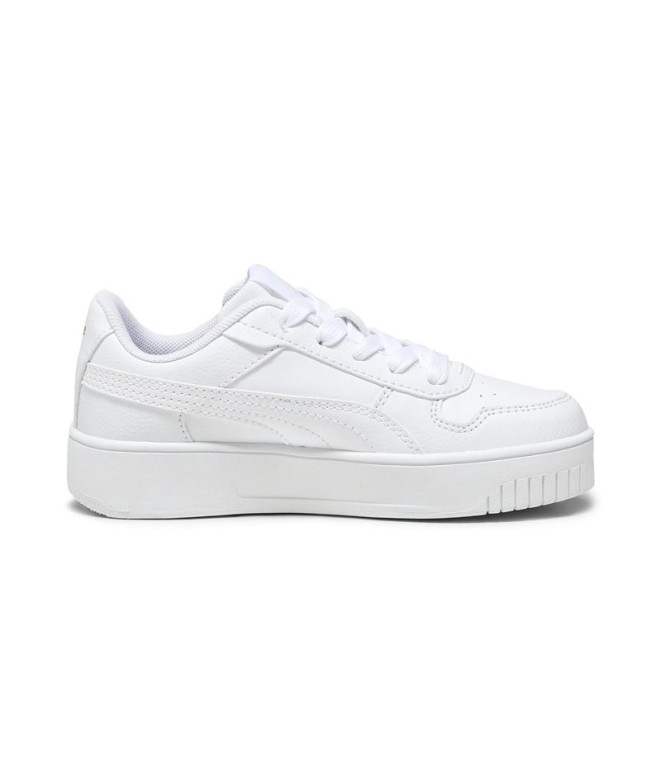 Sapatilhas da Puma Carina Street Infantil Branca