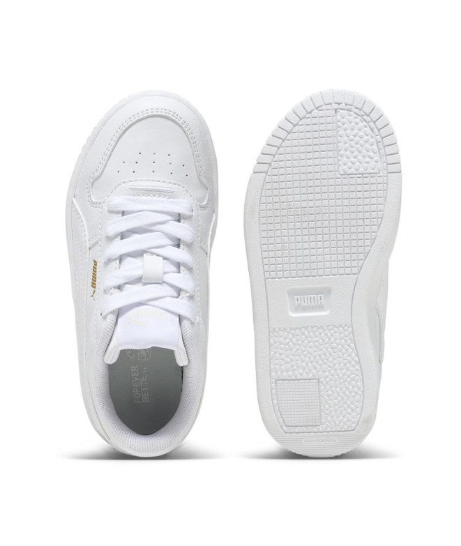 Zapatillas de Puma Carina Street Infantil Blanco